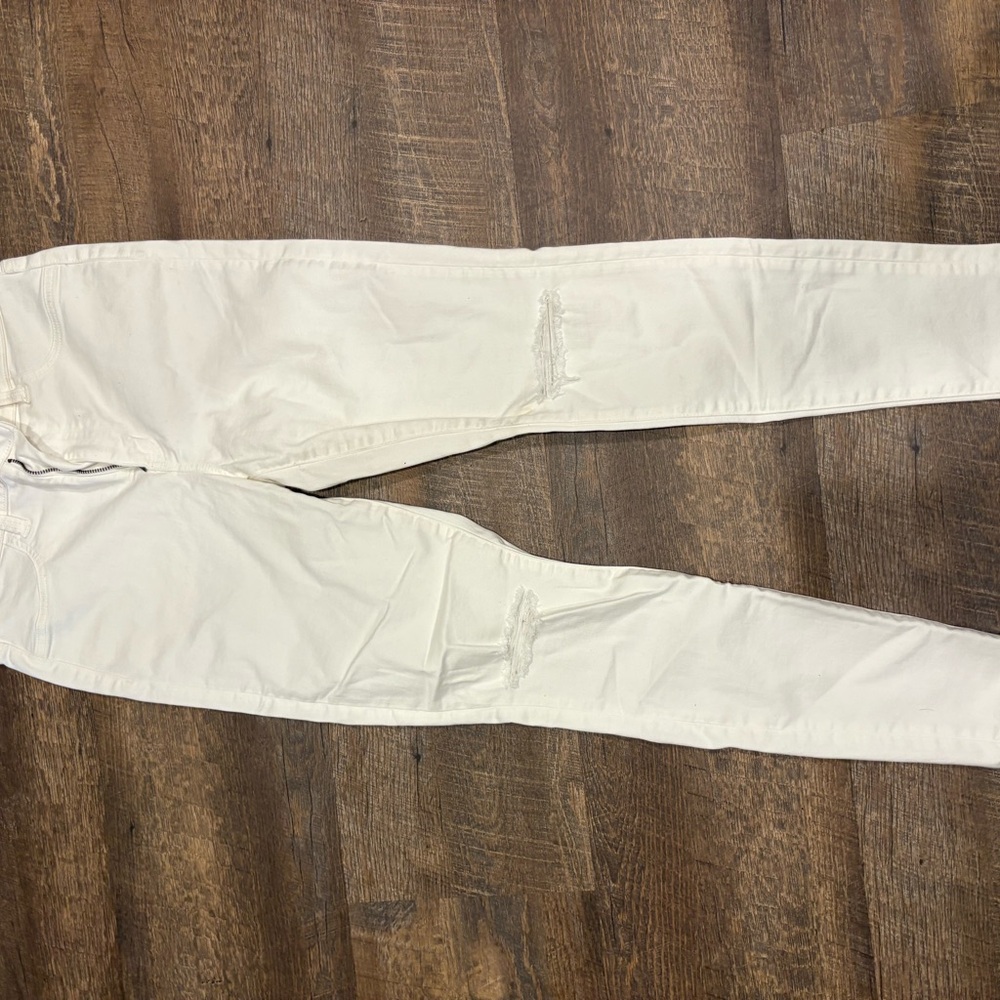 American Eagle Outfitters White Super Stretch Jeans